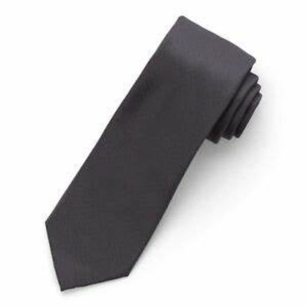 HAGGAR Solid Texture Tie BLACK